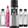 sodastream DUO Wassersprudler, 4 × 1L Sprudlerflaschen & CO2-Zylinder