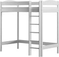 Bett Loft Bed Etagen, Hochbett Mit Treppe Kinderhochbett Hoch Bett Erwachsene Jugendliche Kinder (weiß, 180 × 80-180 cm Hoch), Need Sleep