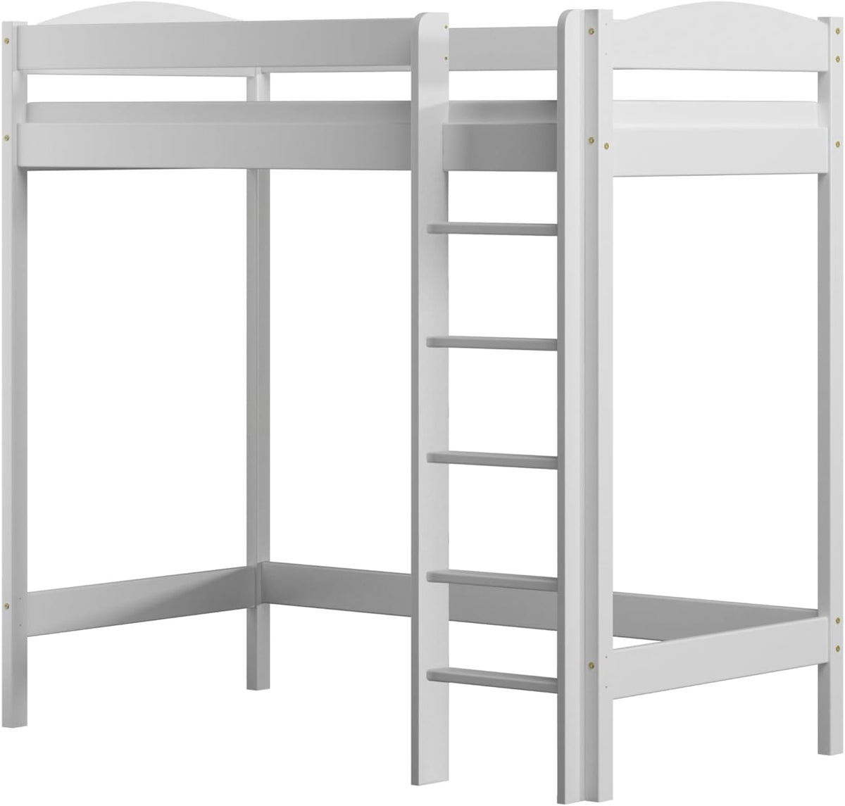 Bett Loft Bed Etagen, Hochbett Mit Treppe Kinderhochbett Hoch Bett Erwachsene Jugendliche Kinder (weiß, 180 × 80-180 cm Hoch), Need Sleep