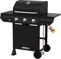 Nexgrill 3-Brenner Classic Gasgrill, Kompakter Outdoor-Gas grill mit porzellanbeschichteten Gusseisenrosten, Even-Heat-System, Garten