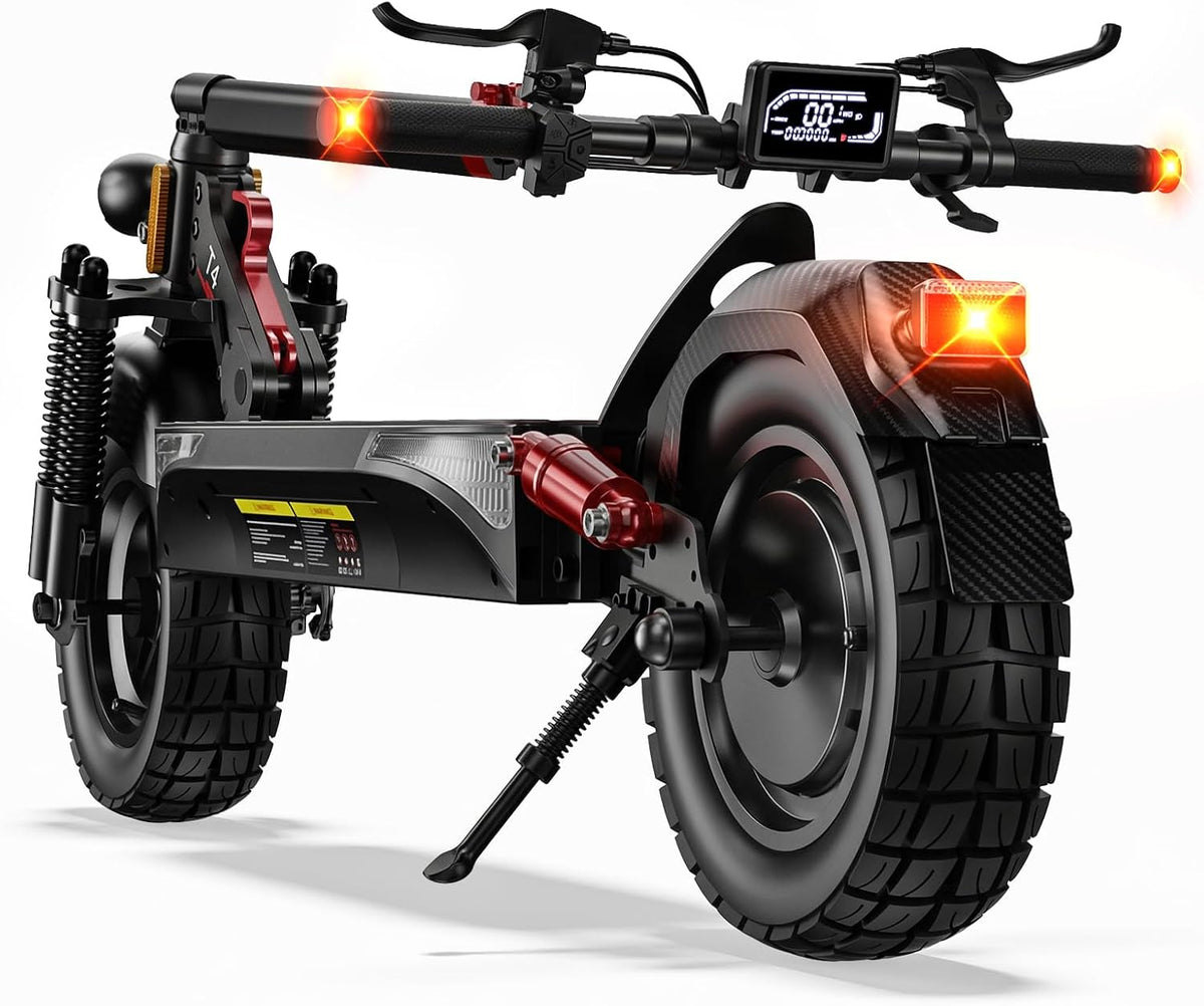 HeyScooter E-Scooter, 10 Zoll Elektroroller mit 12, 5AH/15AH Batterie Max 70km Reichweite, Duales Bremssystem Und Doppelte Stoßdämpfung