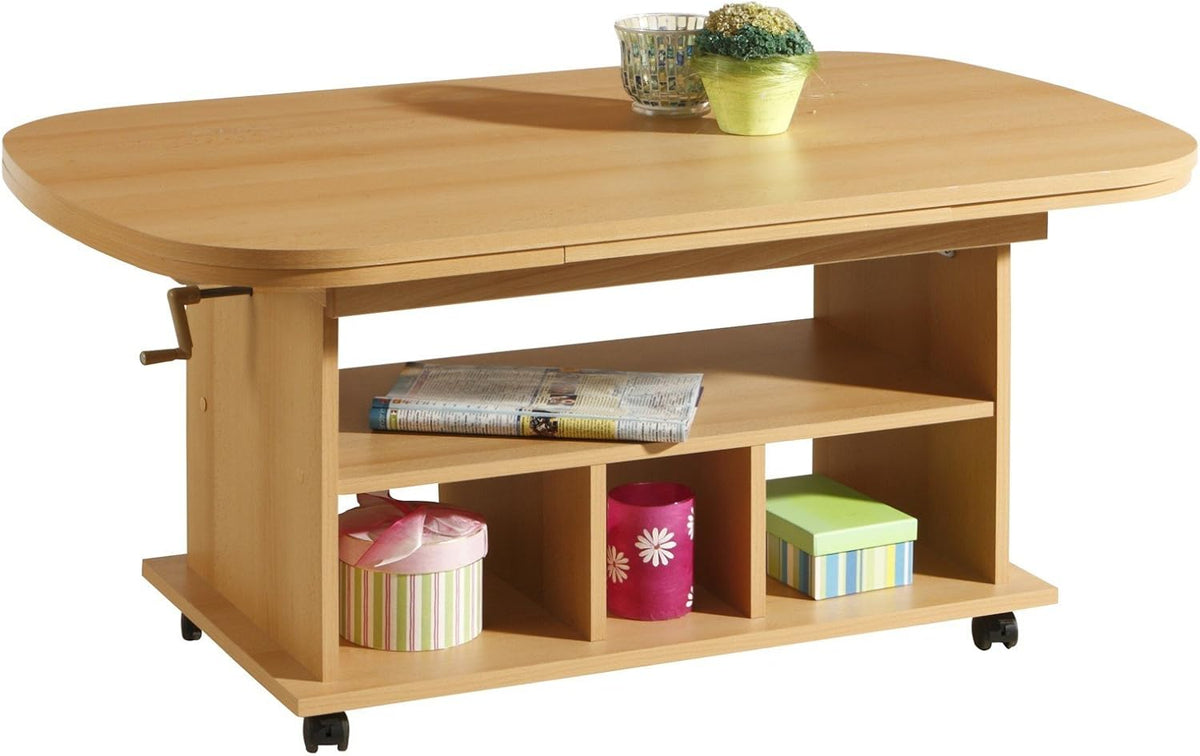 Tisch Couch, Babsi II Buche, Hela