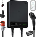 dé 11kW APP RFID 7 5m §14a EV Wallbox mit EnWG Ladestation, Schwarz