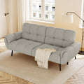 Sofa, Mit Schlaffunktion, Klappsofa Sofa 3 Sitzer, Schlafsofa 155 × 85cm, Bequemes Geeignet Für Wohnzimmer, Büro, Lounge, Schlafzimmer, HIPIHOM