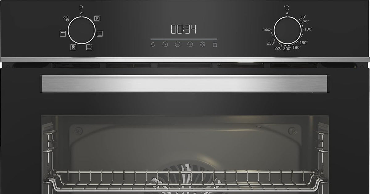 Beko Backofen,   Multifunktions-Einbau-Backofen, 72 l, 60 cm, Katalyse, Edelstahl