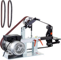 VEVOR 1500W 5 08x208 28cm 2800 Bandschleifmaschine Riemengröße Konstante Geschwindigkeit r min Bandschleifer, mit verschiedenen Schleifarten