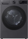 LG Wärmepumpentrockner, RT90X7B Trockner (B, 9 kg) mit Wärmepumpentechnologie (LED-Display, selbstreinigender Kondensator, Trockensensor) Matte Black