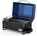 onlyfire Pellet Smoker Grill, 8-in-1-Multifunktion Räucherofen, LED-Bildschirm, Blau
