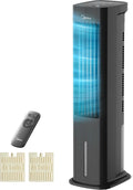 Midea Luftkühler, AC100-20ARB(BK) Luftkuehler, 4-in-1, 5L Tank, mit Fernbedienung