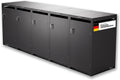 Metzler Mülltonnenbox, 5er 240L in Eisenglimmer, Mülltonnenverkleidung für 5 Tonnen abschließbar und mit Automatikdeckel