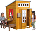 KidKraft Spielhäuser, Modernes Outdoor Spielhaus für Kinder aus Holz 158 cm