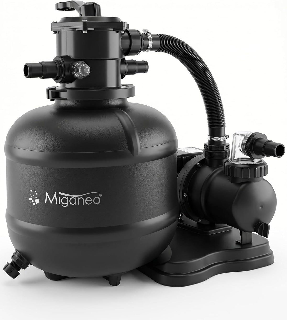 Miganeo Sand Filter, anlage Dynamic 8000 Pro Schwarz