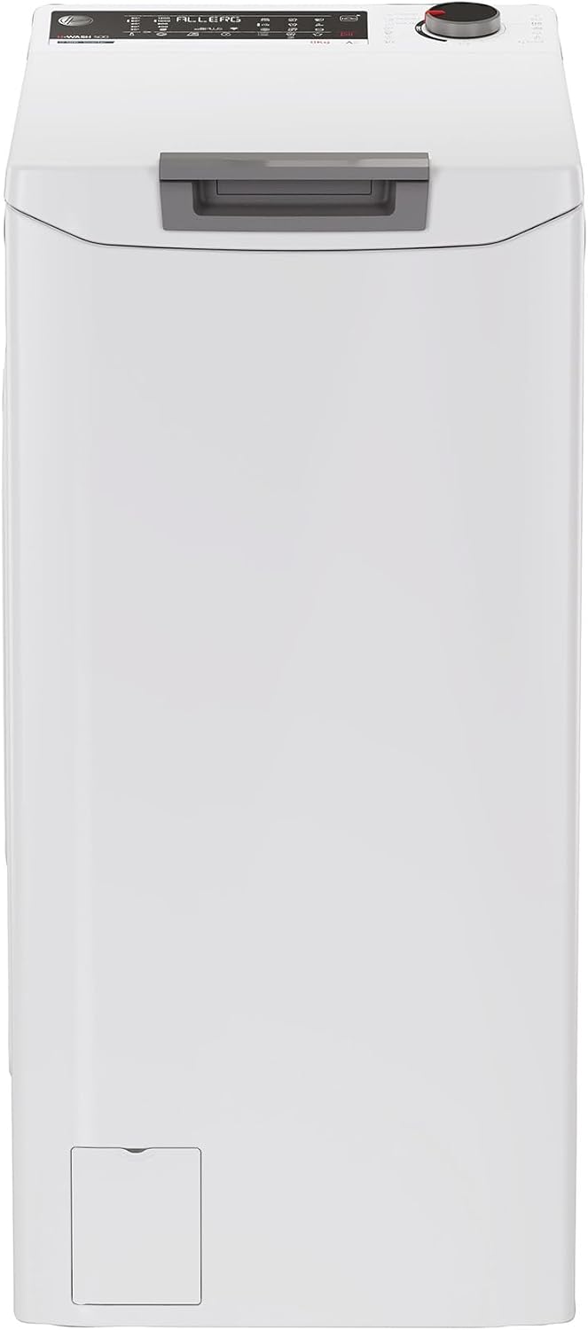Hoover Waschmaschine,   Toplader Waschmaschine THO286TM5-S 8 kg I Smarte Bedienung mit Wi-Fi und Bluetooth I 1200 U/min Schleuderdrehzahl I
