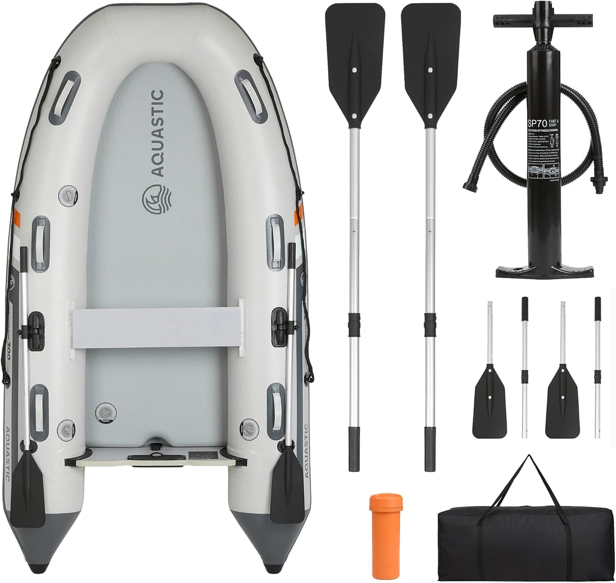 AQUASTIC Schlauchboot,   DS Hybrid Schlauchboot für 4 Personen mit