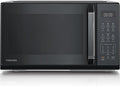 TOSHIBA Mikrowelle, in Spiegel-Schwarz, 23 Liter, 800 W, 6 Automatikprogrammen, Schnellstart-Funktion, Auftaufunktion, Digitaldisplay, MW3-EM23PE(BK)