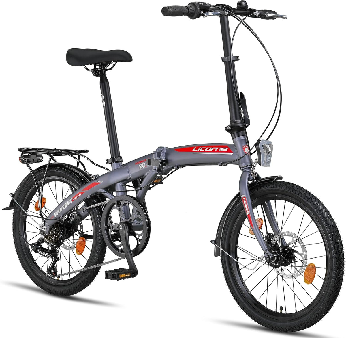 Licorne Bike 2D 20 Phoenix Zoll Aluminium-Faltrad- Klapprad