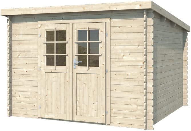 woodtex Holz Gartenhaus, Blockbohlenhaus CA2974