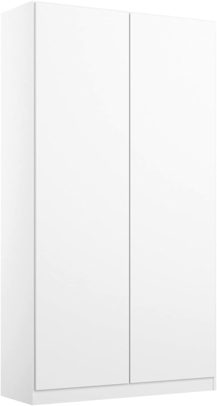 Kleiderschrank NIDDA, Farbe Weiß, Breite 91 cm, Rauch Möbel
