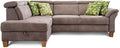 Sofa Schlaf, Ammerland mit Ottomane links/Federkern-Sofa im Landhausstil mit verstellbaren Kopfstützen