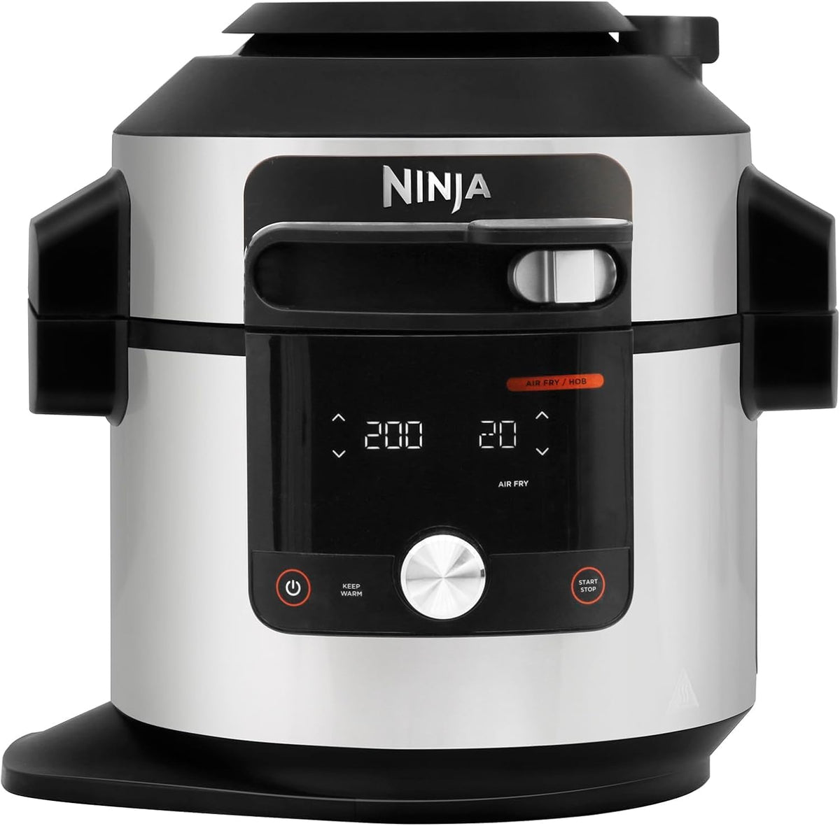 Ninja MAX Foodi Multikocher, mit Smart Deckel, 5L, 14-in-1 Multicooker, Pressure Cooker Schnellkochtopf, Airfryer Heißluftfritteuse, Slow Cooker