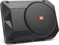 JBL SL2 BassPro Aktiv Subwoofer, Auto Set - Car hifi Untersitz Bassbox Gehäuse mit Bassreflex Woofer box groß 200mm und 125 Watt aktiver Verstärker