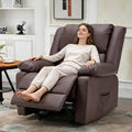 Relaxsessel, Ergonomisches Fernsehsessel mit Liegefunktion, Braun, UNIONLINE