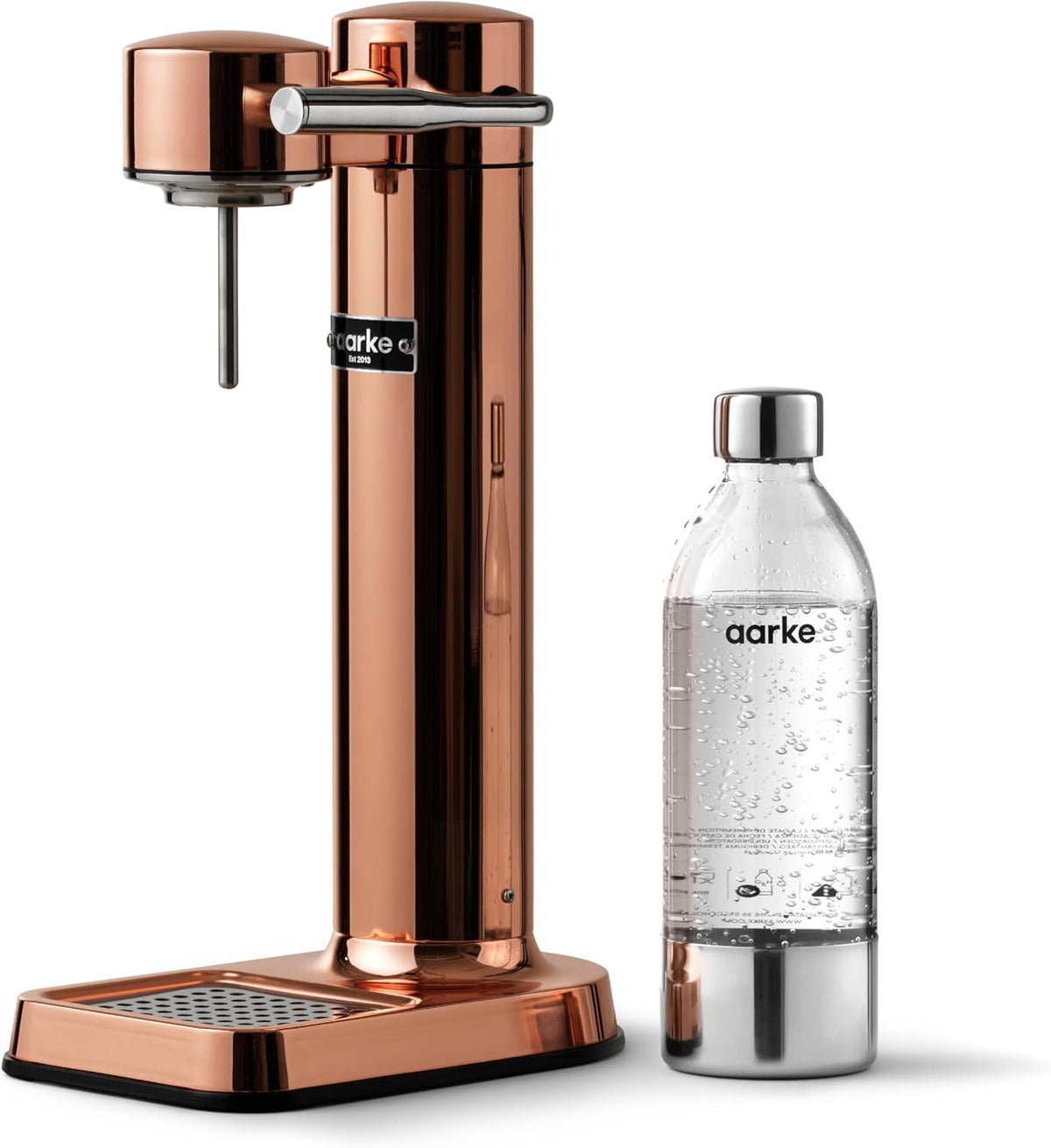 aarke 3 Carbonator Wassersprudler, aus Edelstahl im modernen Kupfer Finish