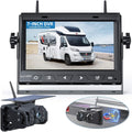 VASTEND Rückfahrkameras, Rückfahrkamera Kabellos Solar mit 7 Zoll Monitor (VS-7A)