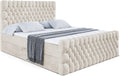 Bett Box, mit H3-Matratze Fußteil Serene Zanozek - 180 × 200 - Beige, ALTDECOR