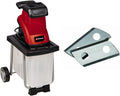 Einhell Häcksler & Mulcher, Elektro-Messerhäcksler GC-KS 2540 CB (2 Wendemesser, 2000 W, max. 40 mm Aststärke, große Trichteröffnung