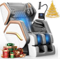 NAGLIFOR 14 8 Massagesessel Ganzkörper-Massagestuhl mit Rollen Airbags Massage Heizfunktion Fußmassage Bluetooth-Lautsprecher, Touch-Fernbedienung