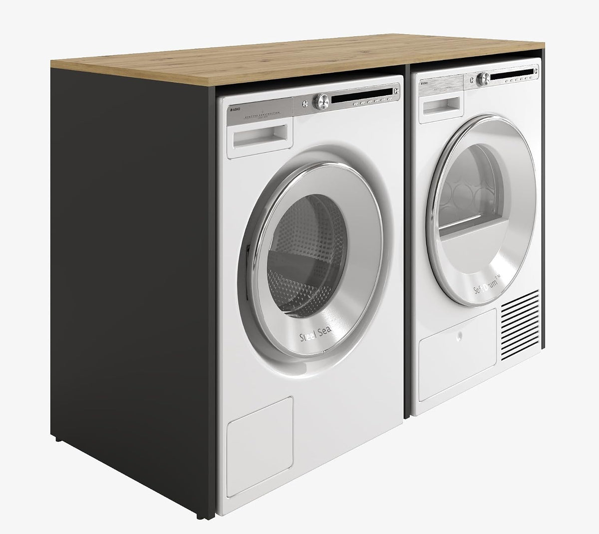 Waschmaschinen-Überbauschrank, Waschmaschinenschrank 130 cm breit Überbauschrank Waschmaschine oder Wäschetrockner Schrank für Bad (65 cm tief