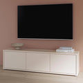 TV-Lowboard, Alice Springs TV-Schrank 150 160, modernes Lowboard mit 3 Türen, Wohnzimmer, Holzwerkstoff, Kaschmir/Beige, 154, 2 cm breit x 41