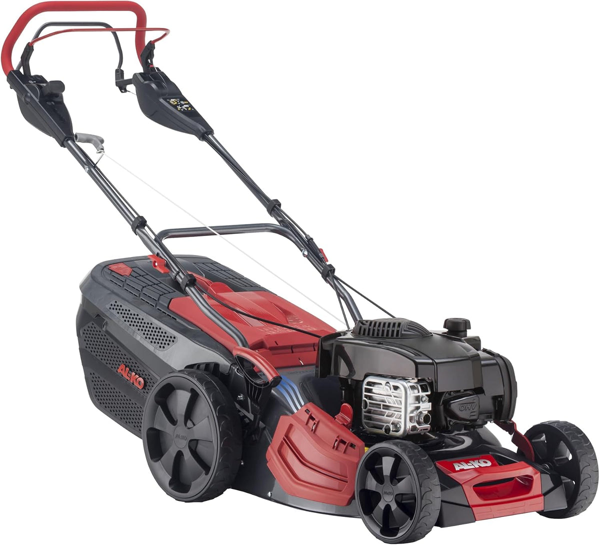 AL-KO Benzin- Rasenmäher, Premium 524 VS-B, 51 cm Schnittbreite, 2.3 kW Motorleistung, stufenloser Radantrieb, 4INONE Function