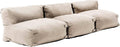 Gartenmöbel-Set, modular, 3-Sitzer, Beige, Mixi, Oviala