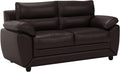 Sofa, 2-Sitzer - Kunstleder - Braun - Manoa, Vente-unique