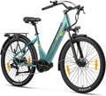 Touroll E-Bike-Akku, Urbano 3 27, 5'' City E-Bike mit 70N.M Mittelmotor und 36V 13Ah Akku Pedelec Cityräder Elektrofahrrad