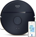 PHILIPS Staubsaugroboter, Homerun Serie 2000: 2-in-1 Saug- und Wischroboter, 130 Minuten Laufzeit, Lasernavigation, Teppichboost, App-gesteuert
