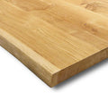 Esstisch 220 100 4 ® Tischplatte mit Baumkante Massivholz Eiche I x x cm LxBxH I, Platte Schreibtischplatte I Echtholz, holz4home