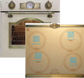 Kaiser Herdsets, Empire-Set: Elektrischer Ofen Eh6355 ElfEm und Induktionskochfeld KCT 6395IElfEm 60cm - Elfenbein, Rotierende Spieß, Selbstreinigung