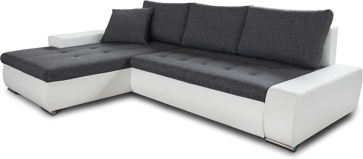 Sofa Eck, mit Schlaffunktion Faris - Couch mit Bettkasten, Big Sofa, Sofagarnitur, Couchgarniitur, Polsterecke