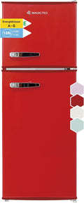 magictec Kühl-Gefrierkombination, Retro Kühlschrank mit Gefrierfach