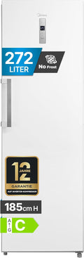 Gefrierschrank 272L 2-in-1, & Kühlschrank, Umschaltbar, Freistehend, Midea