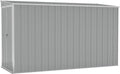 KTHLBRH Gerätehaus, Anbauschuppen Grau 118x288x178 cm Verzinkter Stahl