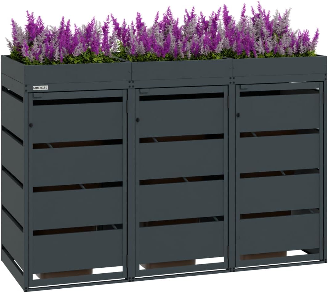 MBOX24 Mülltonnenbox, Classic Flora