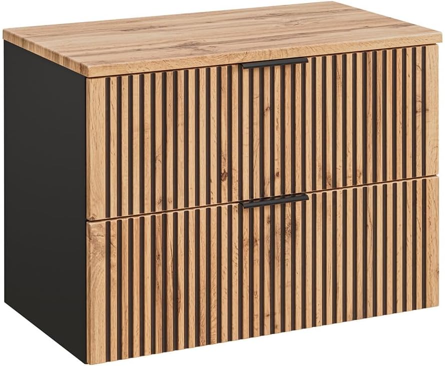 Unterschrank Waschtisch, 6 × 59, 2 × 46, 5 cm (BxHxT), Lomadox