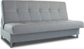 Sofa 3-Sitzer - Schlaf, Bella mit Bettkasten (Grau, Inari 91), Sofnet