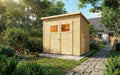 Alpholz Gerätehaus, Mollie 251 × 199 cm mit 14mm Wandstärke inkl. Fußboden