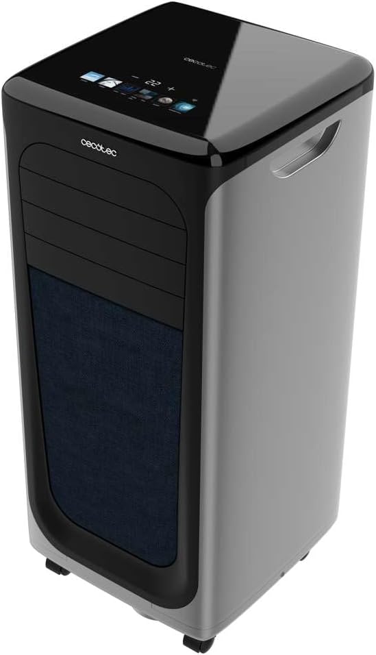 Cecotec Mobile Klimaanlage, Mobile Klimageräte ForceClima 7900 SmartTouch. 7000 BTU, WLAN App-Steuerung, 4 Modi (Kühlen/Ventilator/Entfeuchten/Nacht)