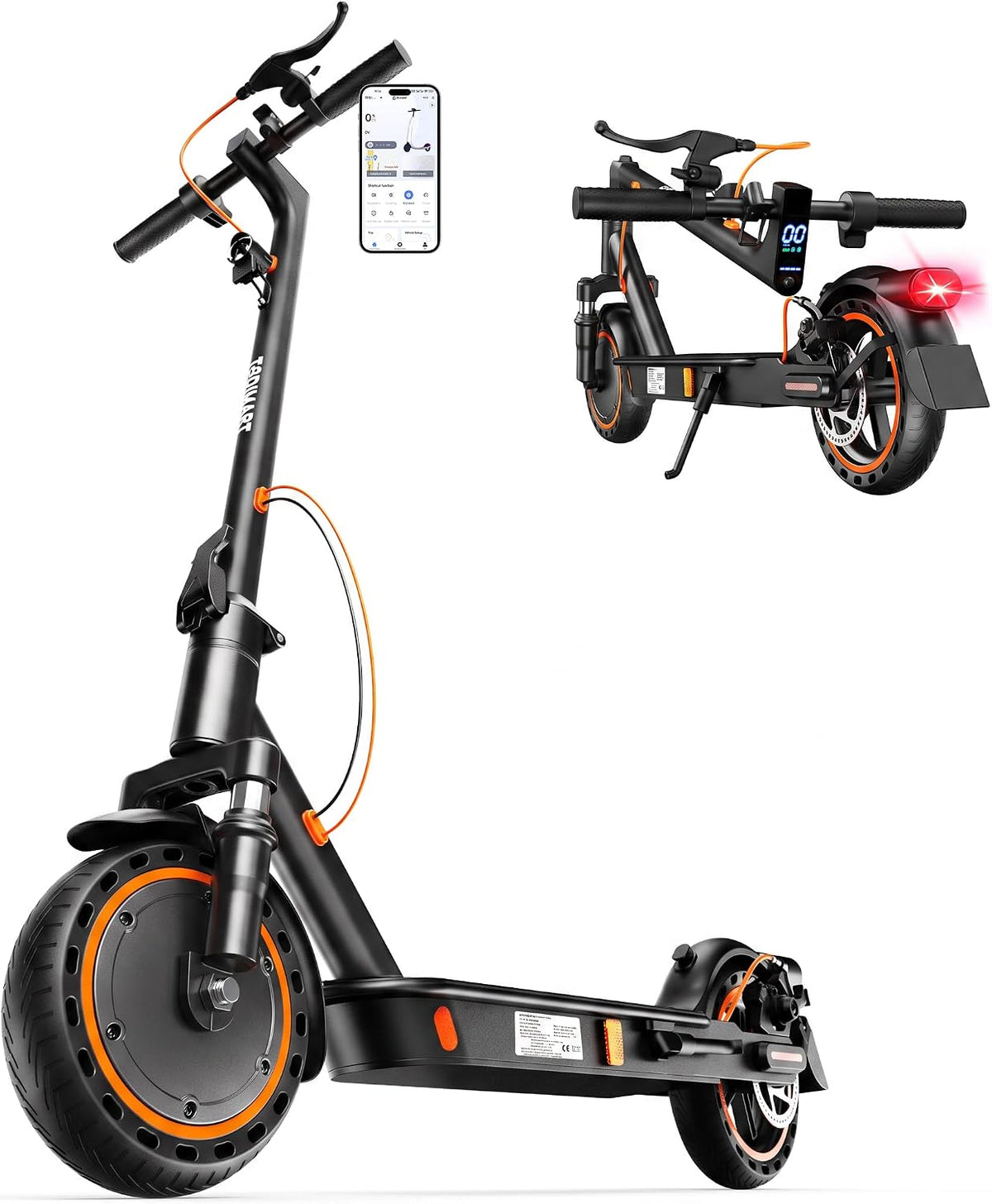TODIMART E-Scooter, 30-35km Reichweite